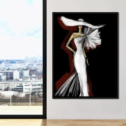 The White Dress - NicheCanvas