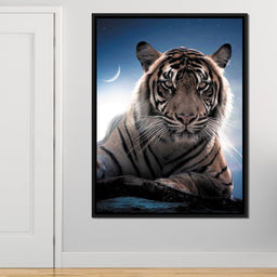 Tiger Moon - Zenzdesign - NicheCanvas