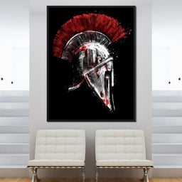 Greek Warrior Helmet - NicheCanvas