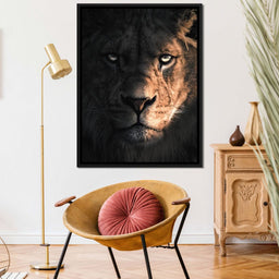 Lion Dark - Zenzdesign - NicheCanvas