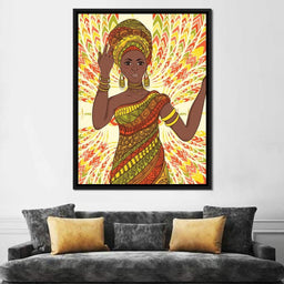 Beautiful Dancing Woman - NicheCanvas