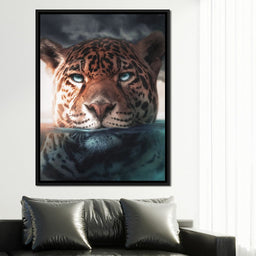 Leopard Underwater - Zenzdesign - NicheCanvas