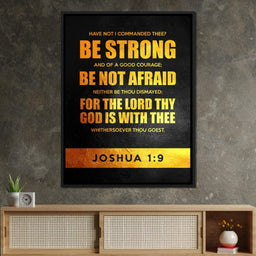 Joshua 1:9 - ABConcepts - NicheCanvas