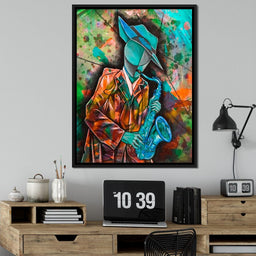 Soul Jazz Player - NicheCanvas