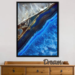 Blue Stone - NicheCanvas