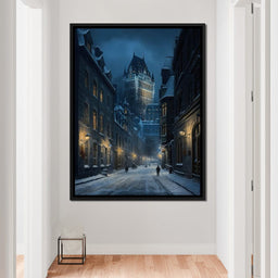 Quebec City Lights - NicheCanvas