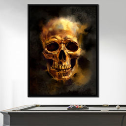 Golden Skull - NicheCanvas