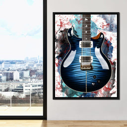 Santana's Electric Guitar - Abraham Szomor - NicheCanvas