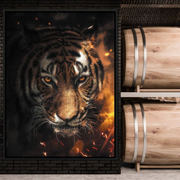 Tiger Sparkles - Zenzdesign - NicheCanvas