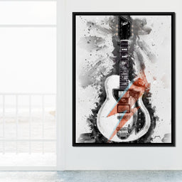 David Bowie's Guitar - Abraham Szomor - NicheCanvas