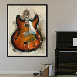 John Lennon's Guitar - Abraham Szomor - NicheCanvas