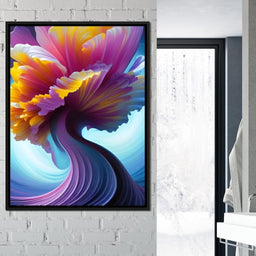 Flower Splash Art - Johanjjf - NicheCanvas