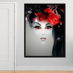 Geisha Portrait - NicheCanvas