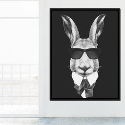Dressed Up Rabbit - NicheCanvas
