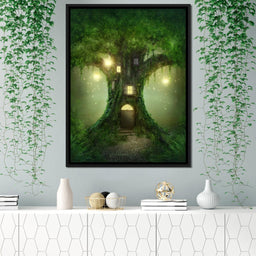Magical Tree House - NicheCanvas
