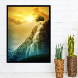 Waterfall Tree - NicheCanvas