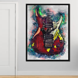 Joe Satriani's Guitar - Abraham Szomor - NicheCanvas