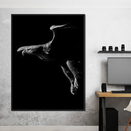 Black and White Eagle - NicheCanvas