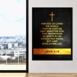 John 3:16 - ABConcepts - NicheCanvas