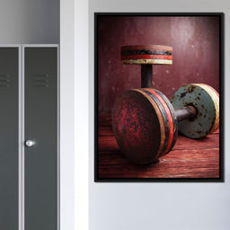 Rusty Dumbbells - NicheCanvas
