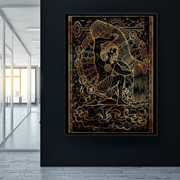Zodiac sign Aquarius - NicheCanvas