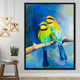 Blue Tailed Bee Eaters  - NicheCanvas