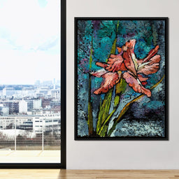 Red Iris - NicheCanvas