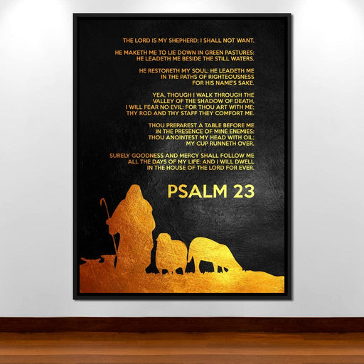Psalm 23 - ABConcepts Canvas Print
