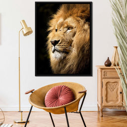 Lion View - Milos Karanovic - NicheCanvas