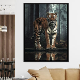 Tiger Reflection - Zenzdesign - NicheCanvas