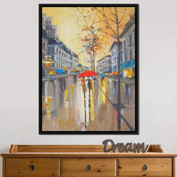 Rain in Boston - NicheCanvas