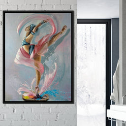 Ballet Dancer Artist Palette - NicheCanvas