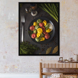 Plate of Pasta - NicheCanvas