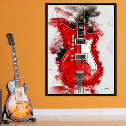 Jack White's Guitar - Abraham Szomor - NicheCanvas
