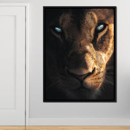 Lioness Eyes - Zenzdesign - NicheCanvas