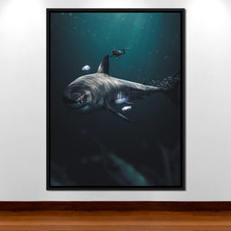 Megalodon - Zenzdesign - NicheCanvas