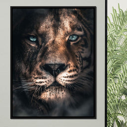 Lion Tiger - Zenzdesign - NicheCanvas
