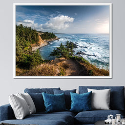 Blue Coast - Lucas Moore - NicheCanvas