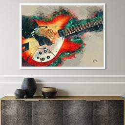 Tom Petty's Electric Guitar - Abraham Szomor - NicheCanvas