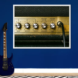 Vintage Electric Guitar Amplifier - NicheCanvas