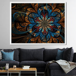 Blue Shadow - NicheCanvas