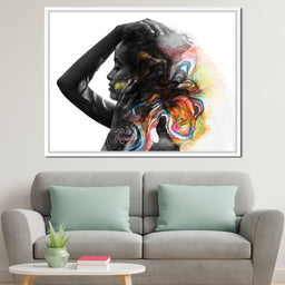 Colorful Hair - NicheCanvas