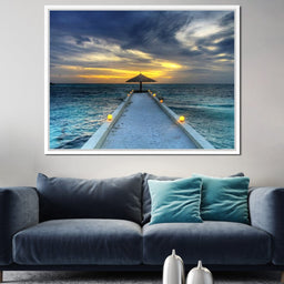 Maldivian Sunset - NicheCanvas