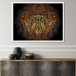 Golden Owl - NicheCanvas