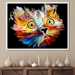 Colorful Cat - NicheCanvas