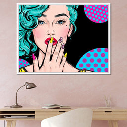 Pop Art Lady - NicheCanvas