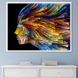 Psychedelic Face Alternate - NicheCanvas