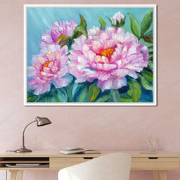 Asian Peonies - NicheCanvas