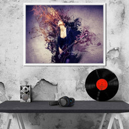 Guitar Splash - NicheCanvas