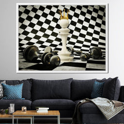 Chessboard King - NicheCanvas